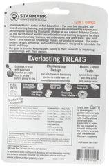 Starmark Everlasting Dental Chew bacon moyen: texture croquante et longue dégustation.