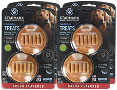 Starmark Everlasting Dental Chew bacon moyen: moment de jeu et récompense savoureuse.