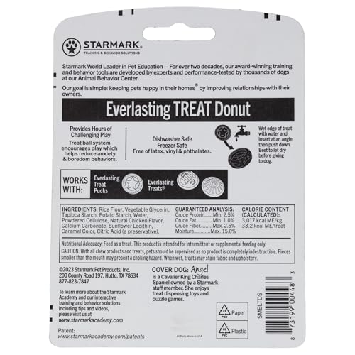 Starmark Everlasting Donut: puck poulet inclus pour stimulation et goût
