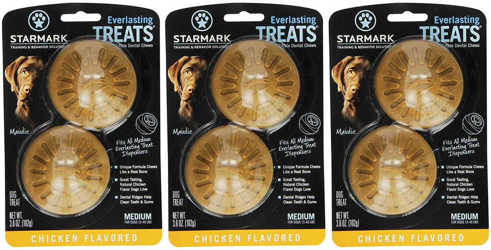 Starmark Everlasting friandises dentaires au poulet, goût irrésistible pour la mastication.