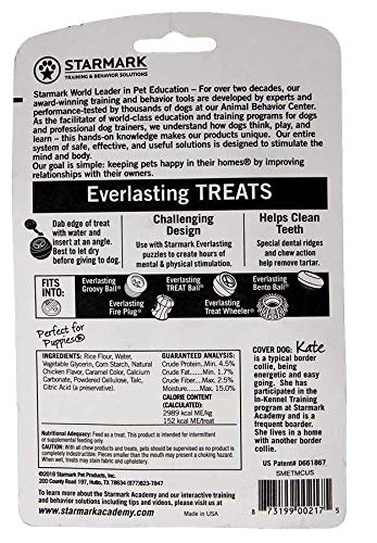 Starmark Everlasting Treat moyen – compatible avec distributeurs, parfait pour sessions de stimulation mentale.