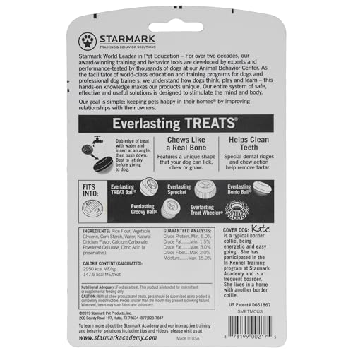 Starmark Everlasting Treat moyen au poulet – fabriqué aux États-Unis, friandise naturelle et sûre.