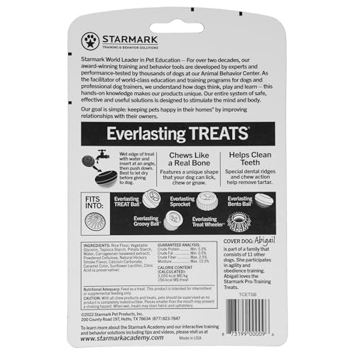 Starmark Everlasting Treat rebords dentaires visibles pendant la mastication