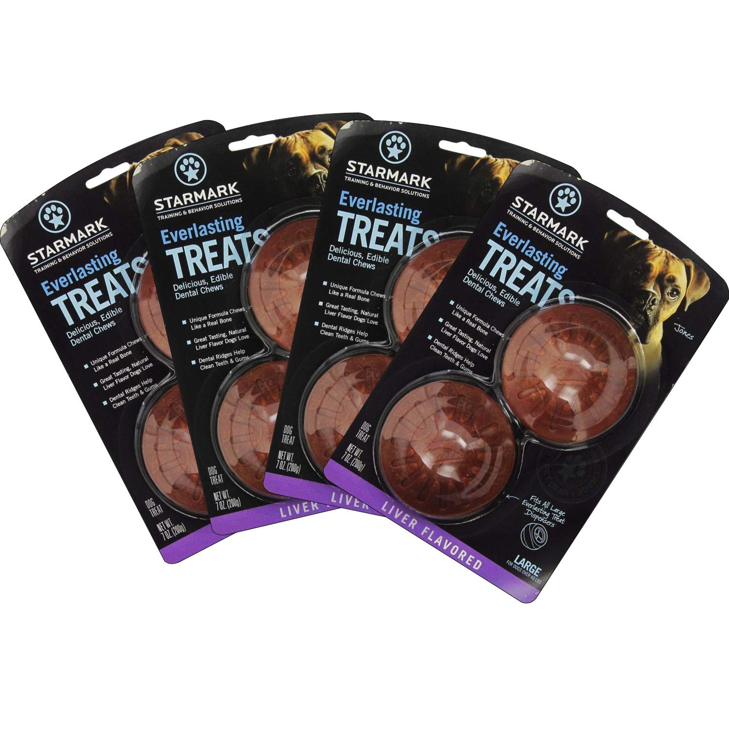 Friandise éternelle Starmark pour chiens, bouchée savoureuse favorisant le nettoyage des dents