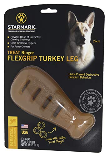 Starmark Pied-dinde marron, jouet flottant et sûr pour la mastication.
