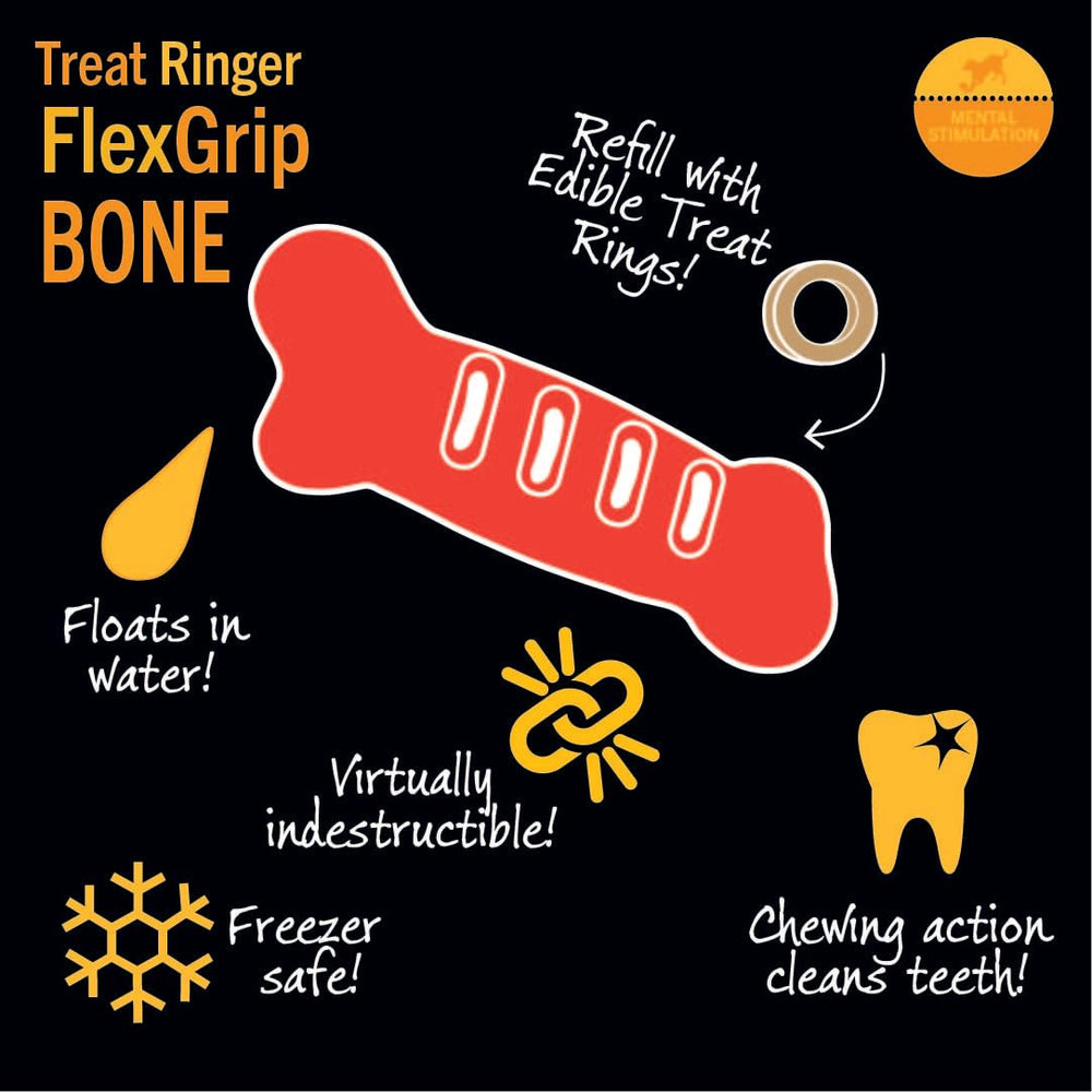 Starmark Treat Ringer FlexGrip sans-toxique, sécurité lors des sessions de jeu