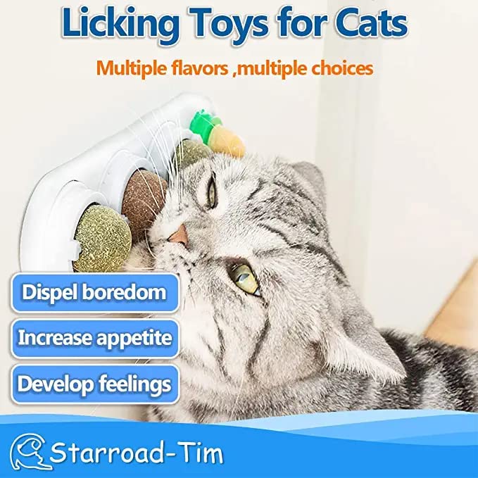 STARROAD-TIM balles-triple saveurs catnip silver vine et fruit pour varier les plaisirs.