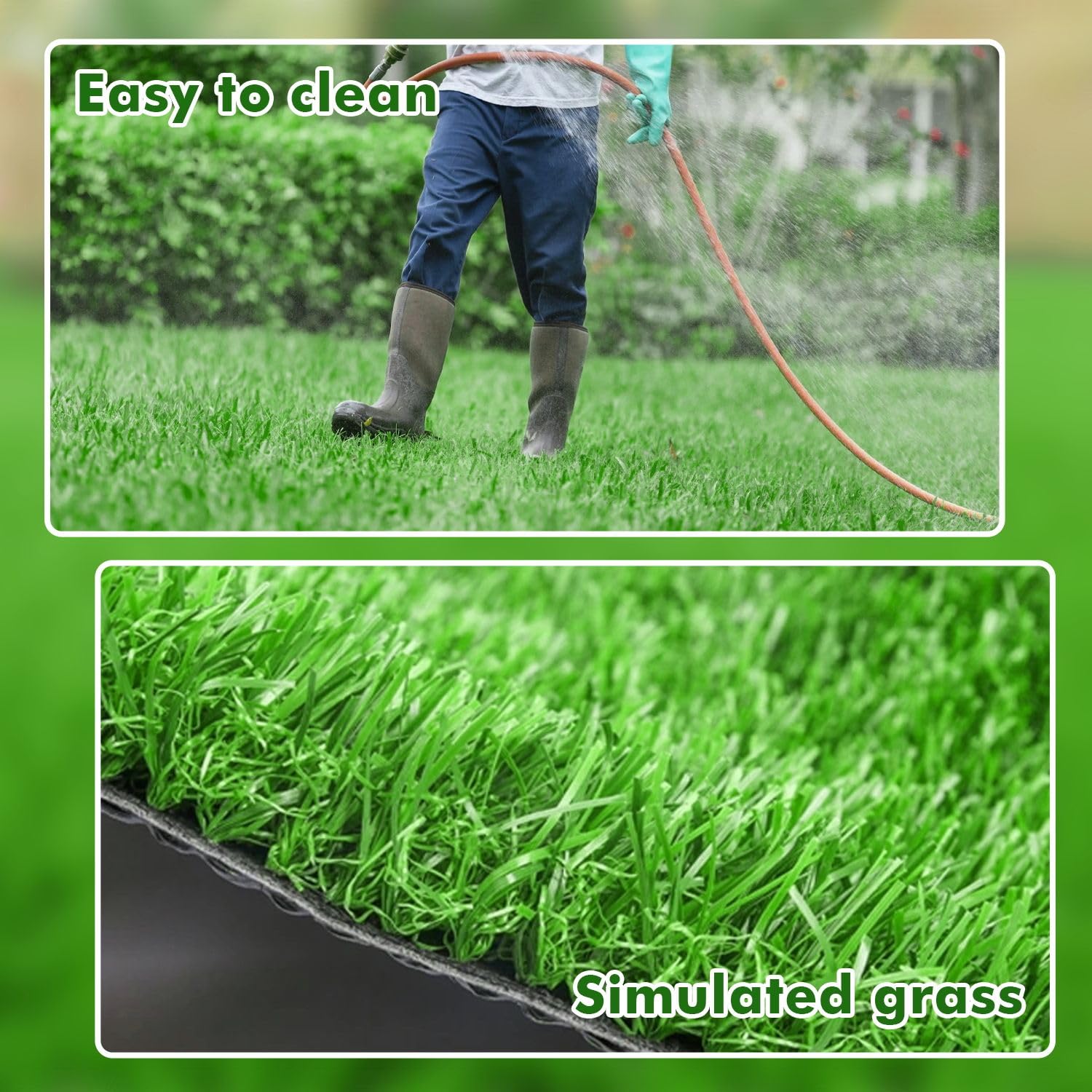 STARROAD-TIM gazon durable UV résistant, conçu pour résister au soleil