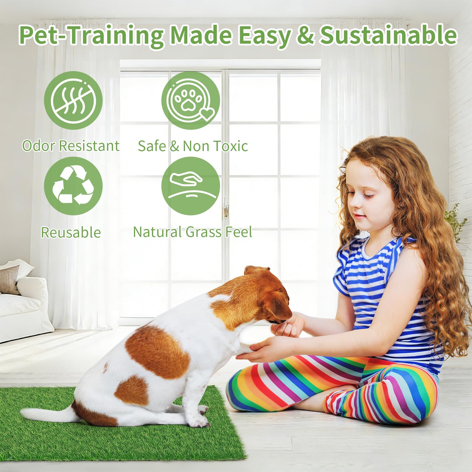Starroad-TIM tapis herbe artificielle avec orifice de drainage pour entretien facile.