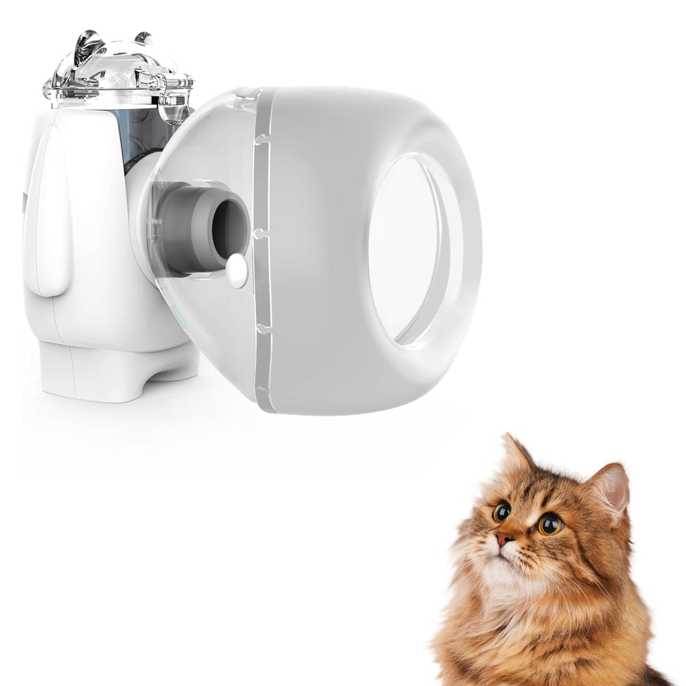 STARSUM chat-nebuliseur-masque-s: masque adapté pour chats, pratique pour inhalations à domicile.