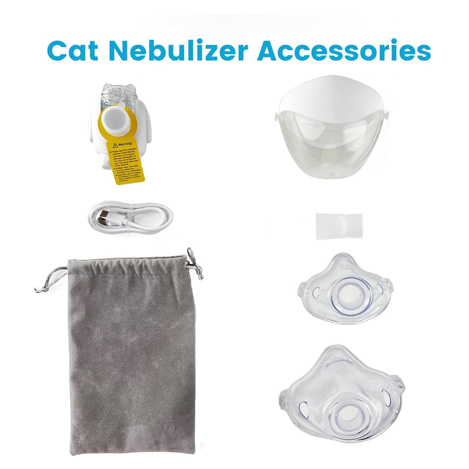 STARSUM entretien-nebuliseur-chat: facile à nettoyer et prêt pour une utilisation répétée.