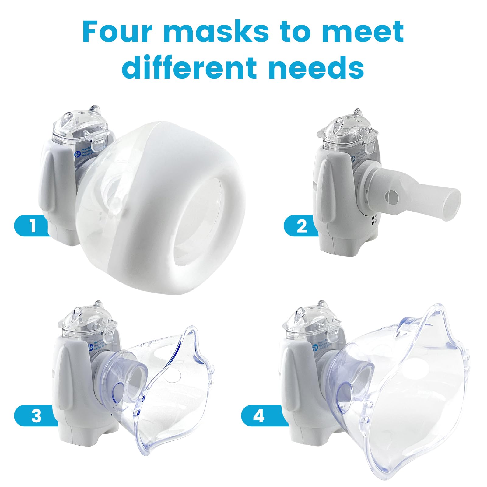 STARSUM masque-nebuliseur-silencieux: design discret et silencieux pour une expérience plus calme.