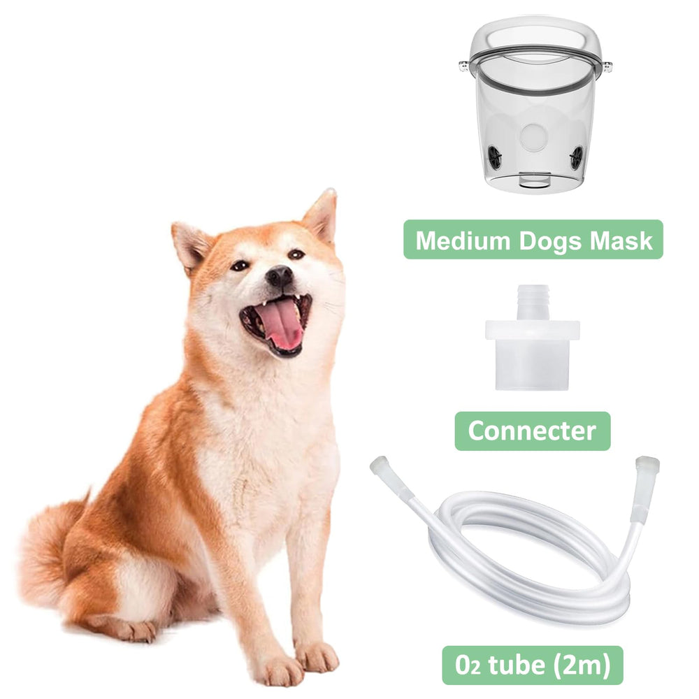 Masque silicone STARSUM pour animaux, conçu pour chiens de taille moyenne.