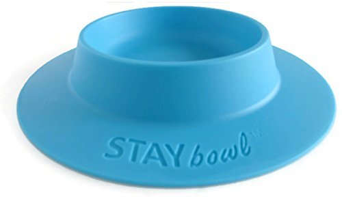 STAYbowl bleu ciel bol cobayes grand 3/4 tasse pour portions mesurées