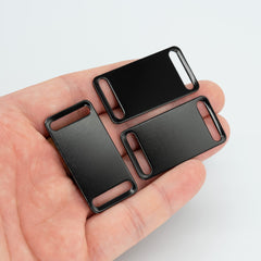 StayMax dog tag aluminium prêt à être estampé pour personnalisation.