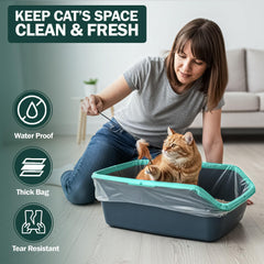 Stazilix convient à la plupart des boîtes à litière XL pour usage polyvalent.