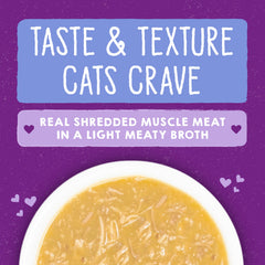 Boîte ouverte de Stella & Chewy's Carnivore Cravings Savory Shreds.