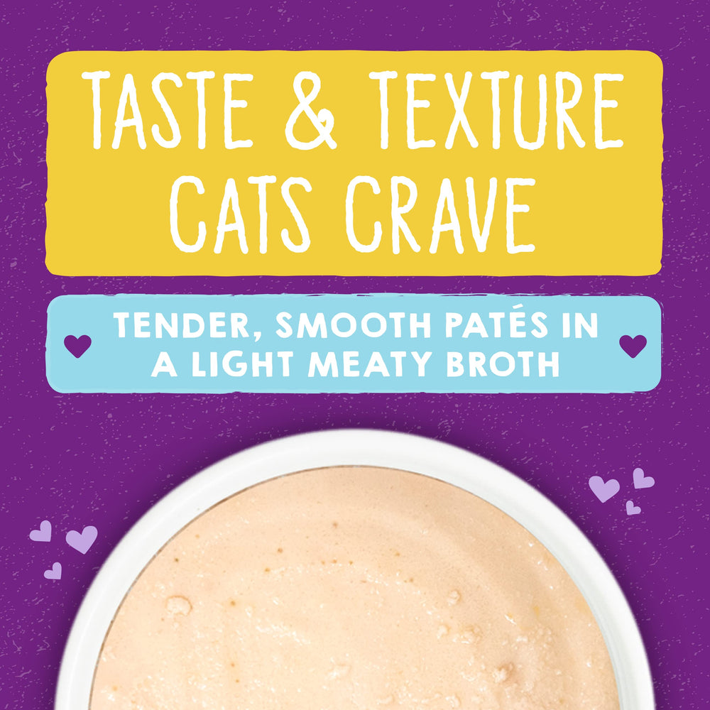 Texture soyeuse du Purrfect Paté, prêt à servir et facile à savourer.