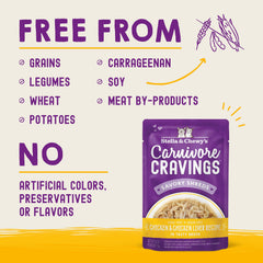 Stella & Chewy's Carnivore Cravings : formule sans céréales pour une digestion confortable.