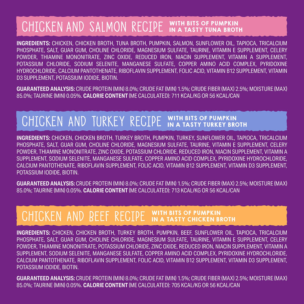 Stella & Chewy's Savory Shreds : variété de recettes pour explorer les goûts du chat.