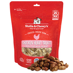 Stella & Chewy's Coeur de poulet lyophilisé dans sachet de 3oz.
