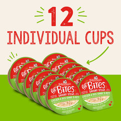 Lil Bites Savory Stews sans céréales: poulet et canard, parfait pour petits chiens.
