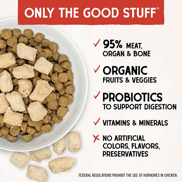 Stella & Chewy's Meal Mixers sans céréales, idéal pour chiens sensibles.