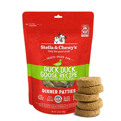 Emballage Stella & Chewys Patties pour chien, pratique et prêt a servir.