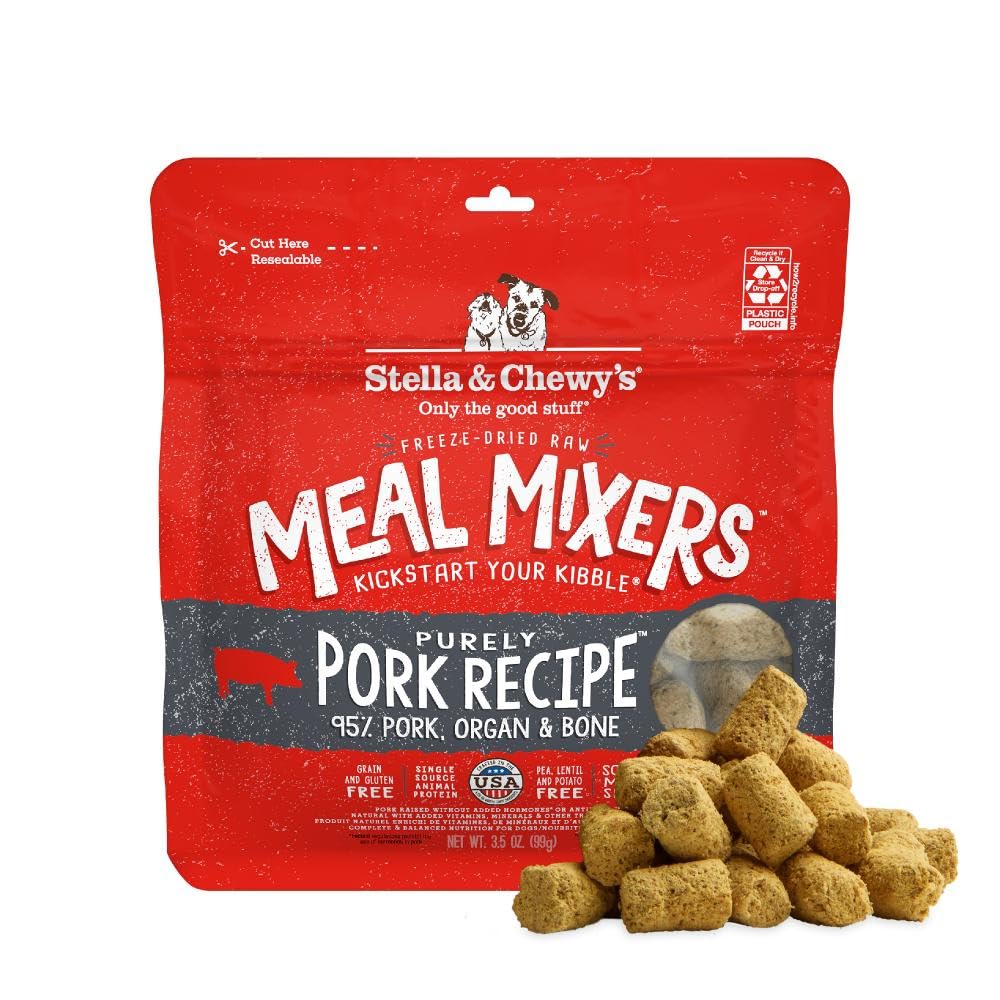 Emballage Stella & Chewy's porcs lyophilisés prêt à l’emploi