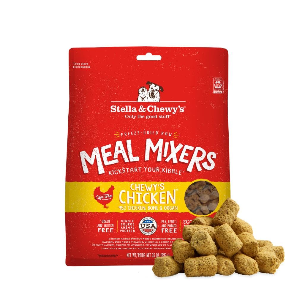 Stella & Chewy's poulet 95% organes et os, nutrition riche pour chien