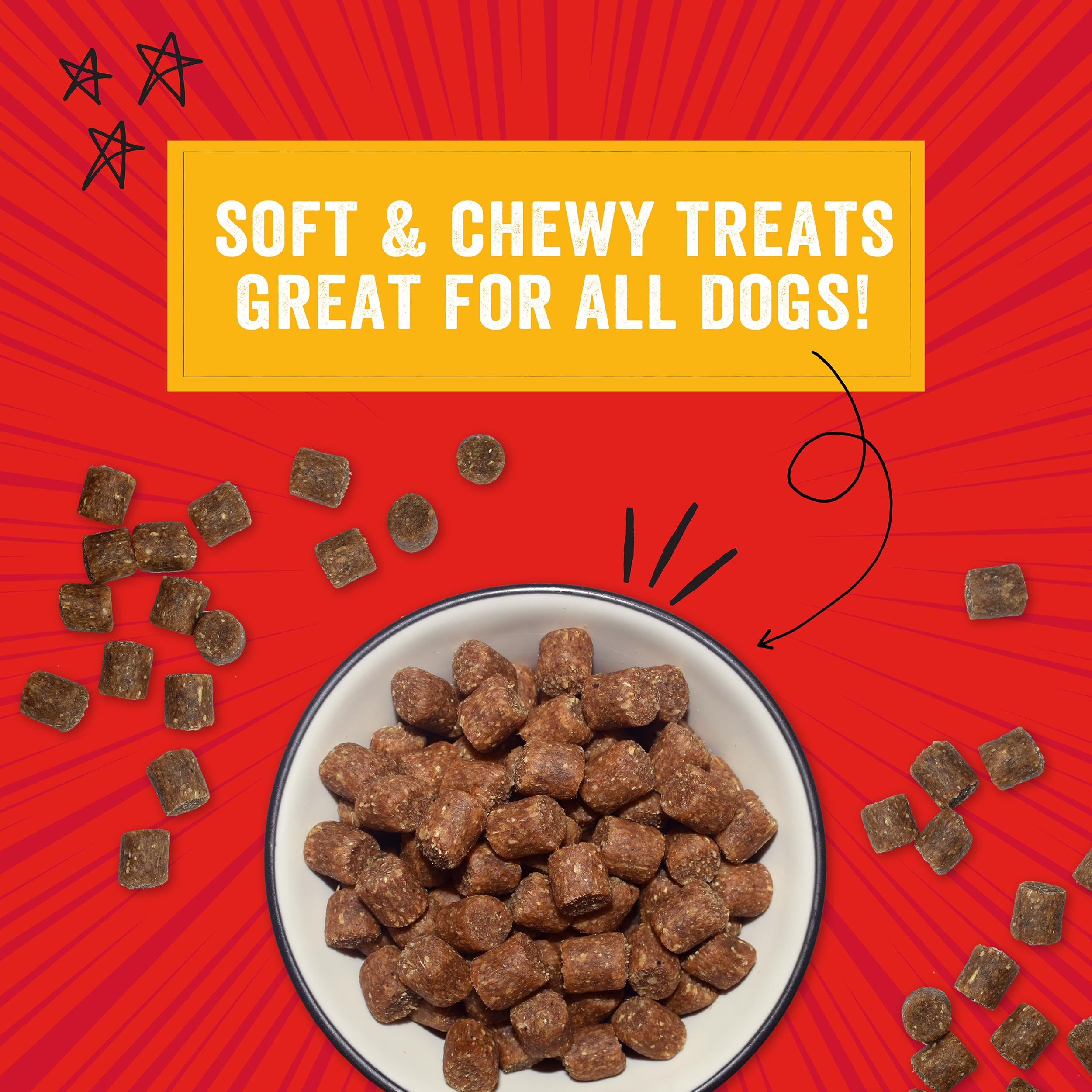 Stella & Chewy's Crav'n Bac'n – 3 calories par friandise pour des récompenses répétées.