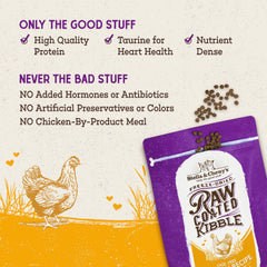 Stella et Chewys sans cereales, digestion plus douce.