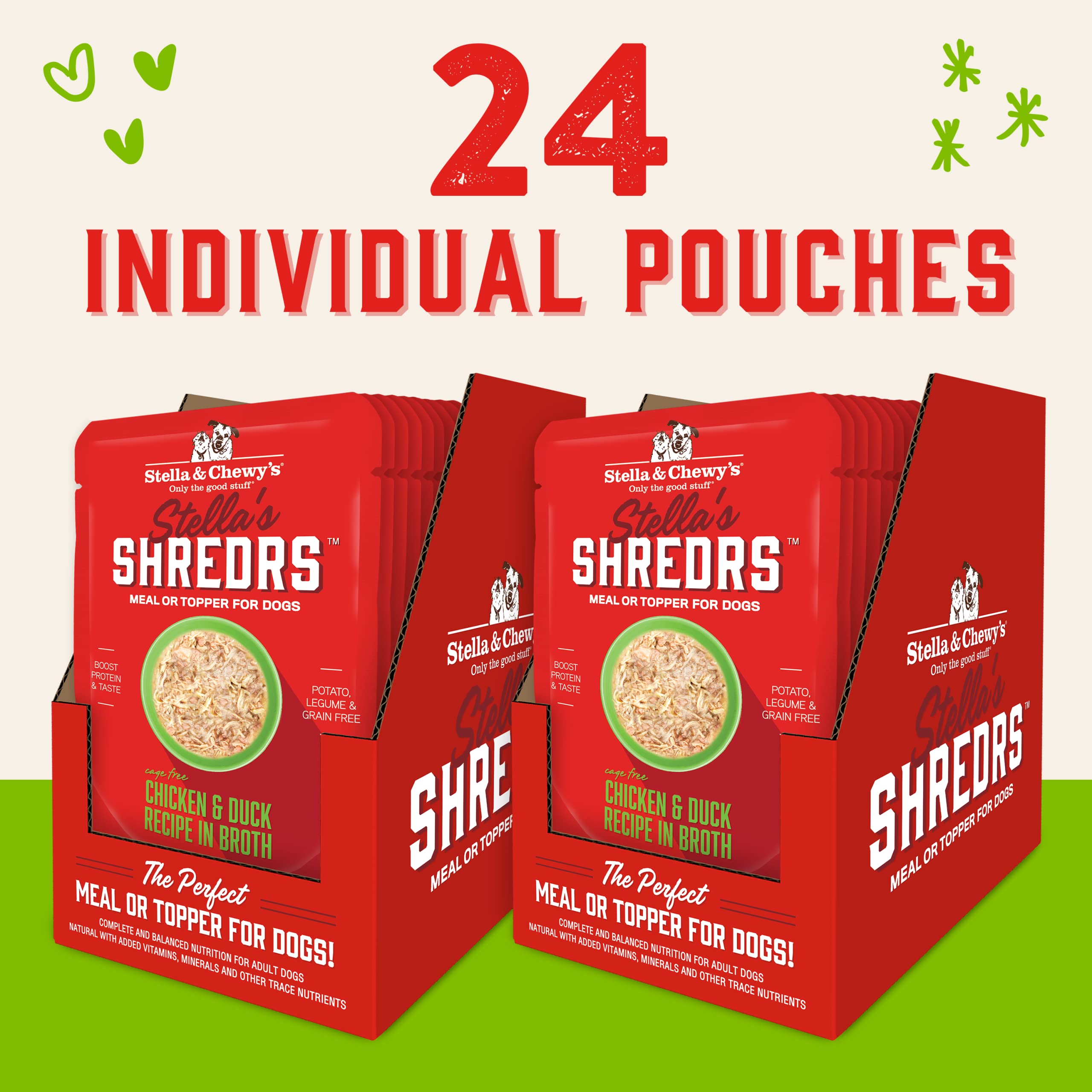 Shredrs bouillon riche poulet et canard offrant un goût attrayant
