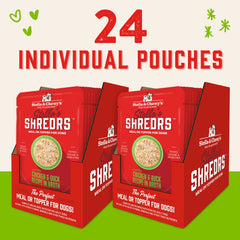 Shredrs bouillon riche poulet et canard offrant un goût attrayant
