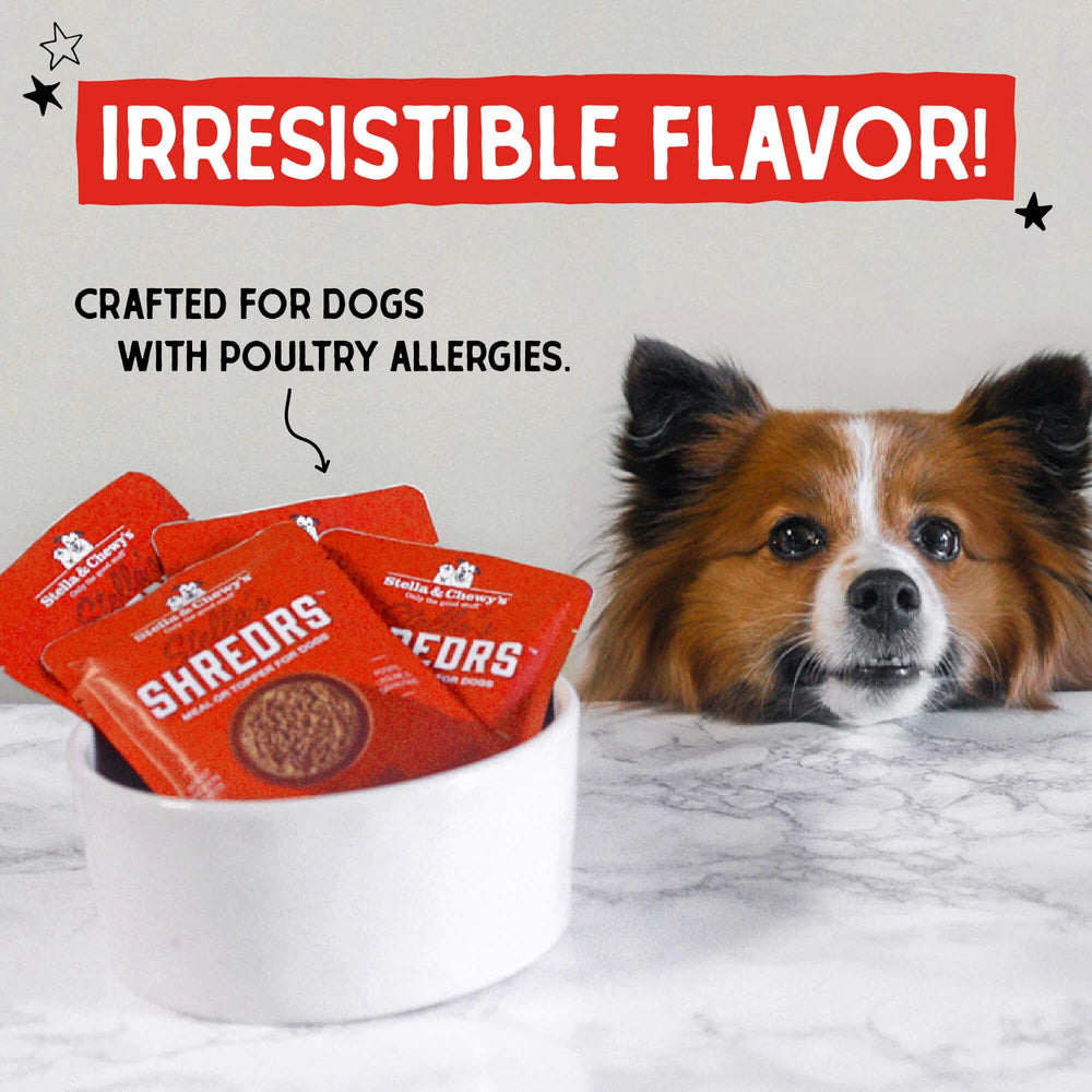 Sachets individuels Stella & Chewy's Shredrs pour repas nomades