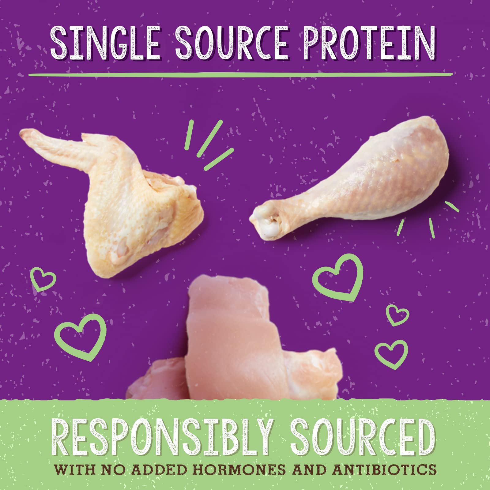 Stella & Chewy's Solutions alimentation lyophilisée cru sans céréales au poulet.