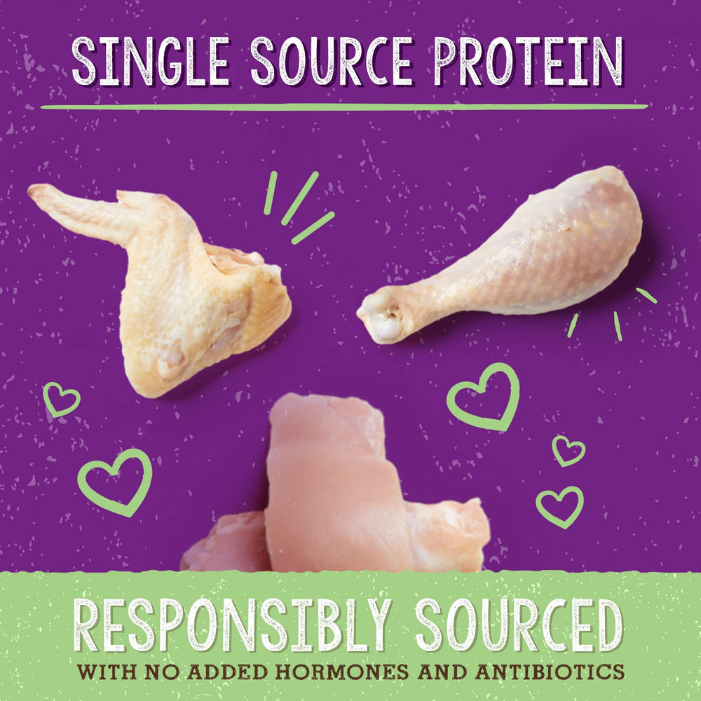 Stella & Chewy's Solutions alimentation lyophilisée cru sans céréales au poulet.