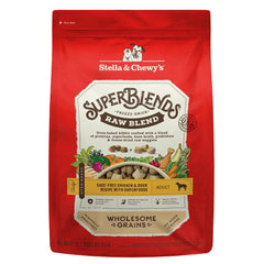 Stella & Chewy's SuperBlends dans bol, repas complet et savoureux.