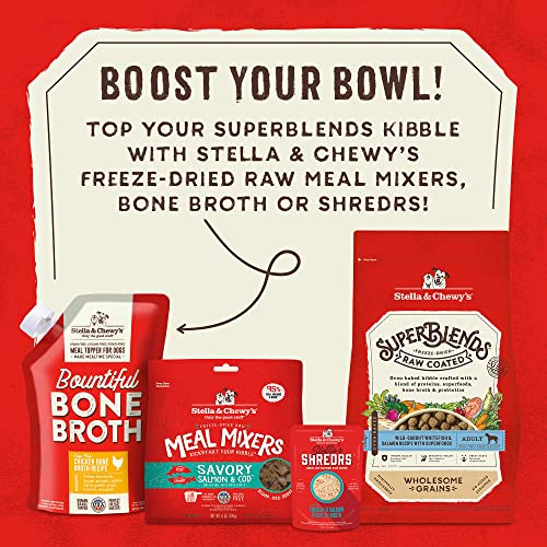 Préparations rapides avec Stella & Chewy's SuperBlends pour des repas sans souci.