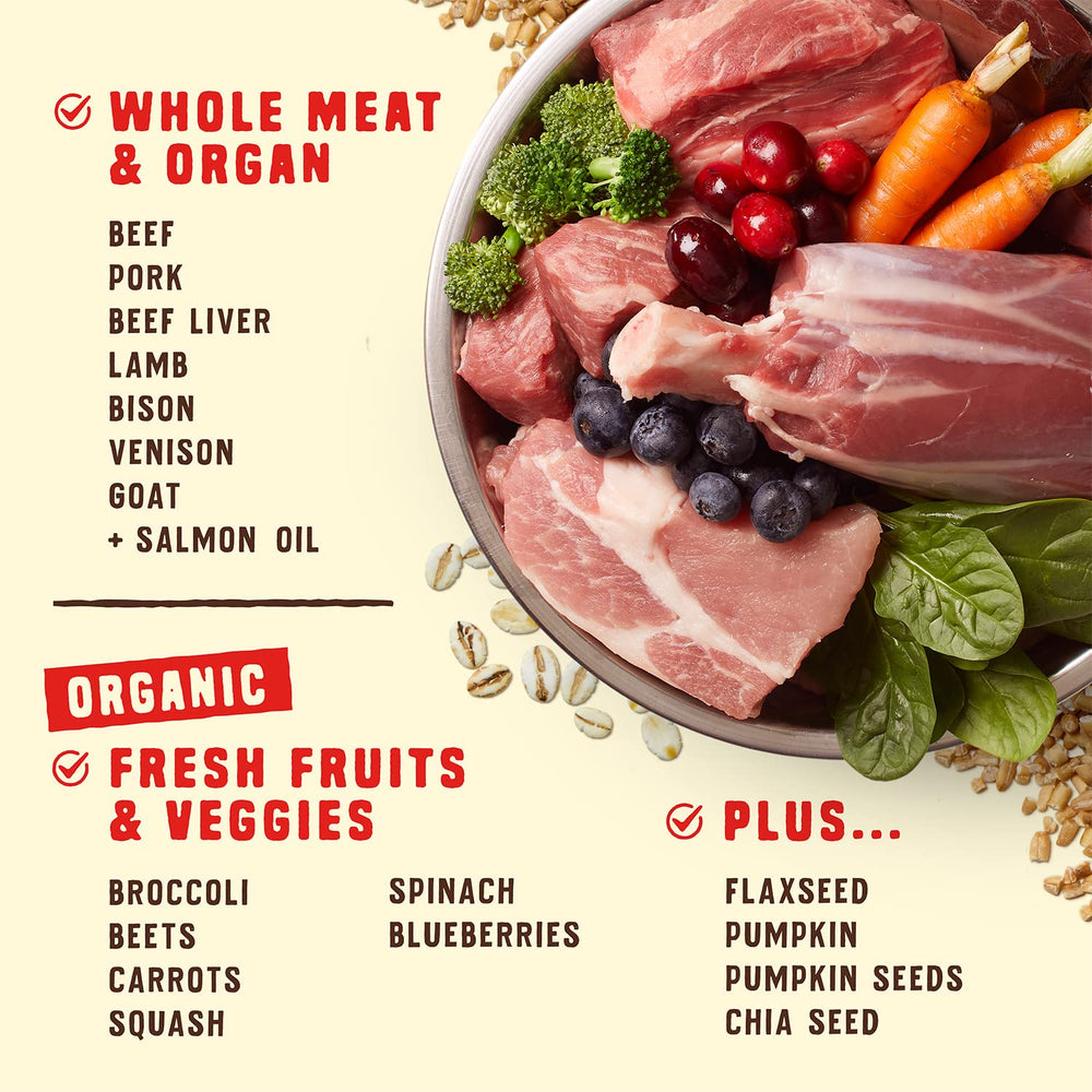 Stella & Chewy's Wild Red: ingredients-prey-entier pour nutrition riche.