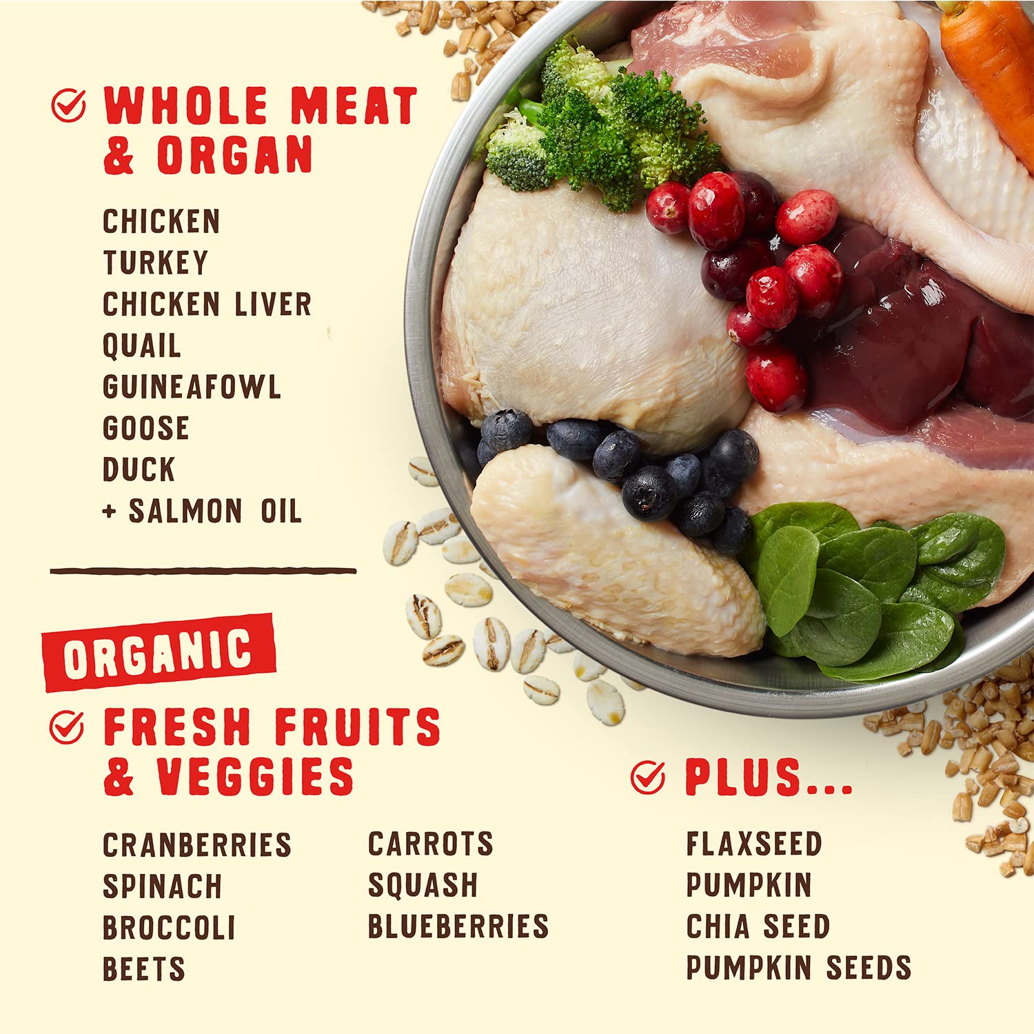 Stella & Chewy's Prairie Recipe – six protéines animales variées pour varier les saveurs.