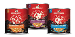 Stella & Chewy's Wild Red Stew Poulet et Boeuf: morceaux riches et bouillon savoureux.