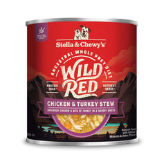 Stella & Chewy's Wild Red Stew poulet et dinde, repas savoureux pour chien actif