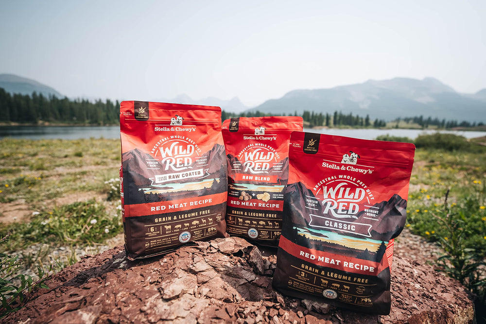 Stella & Chewy's Wild Red oméga: peau et pelage sains.