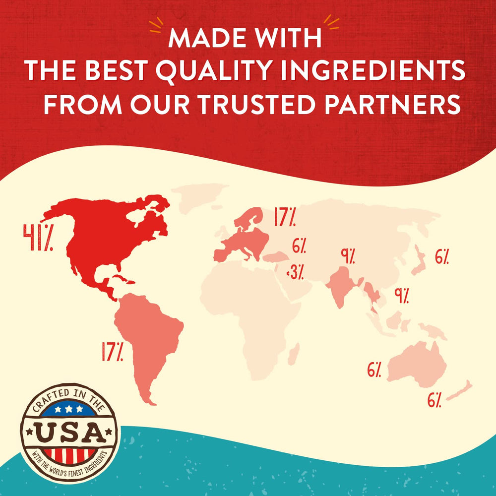 Wild Weenies contient 97% viande et organes, sans additifs.