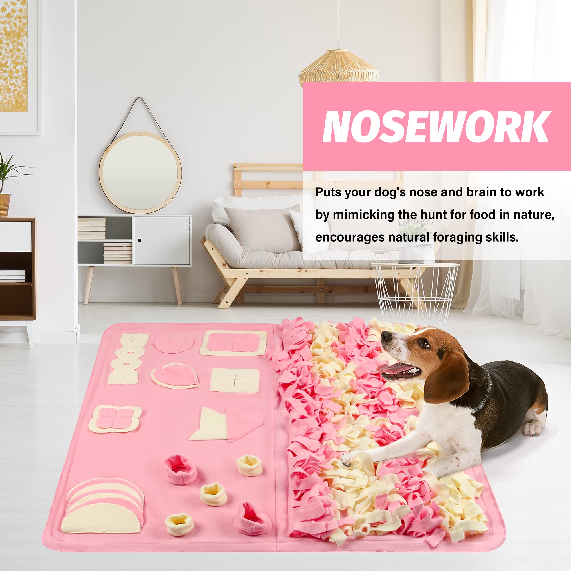 Stellaire Chern Snuffle Mat matériaux éco-responsables.