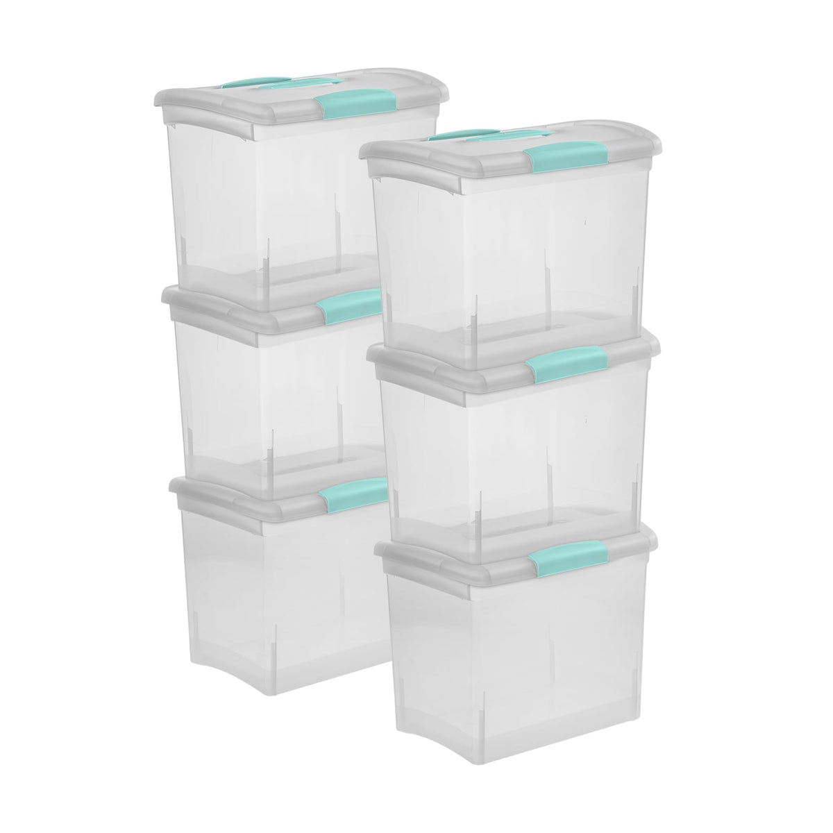 Sterilite ShowOffs: boîte-document vision claire pour retrouver facilement vos dossiers.