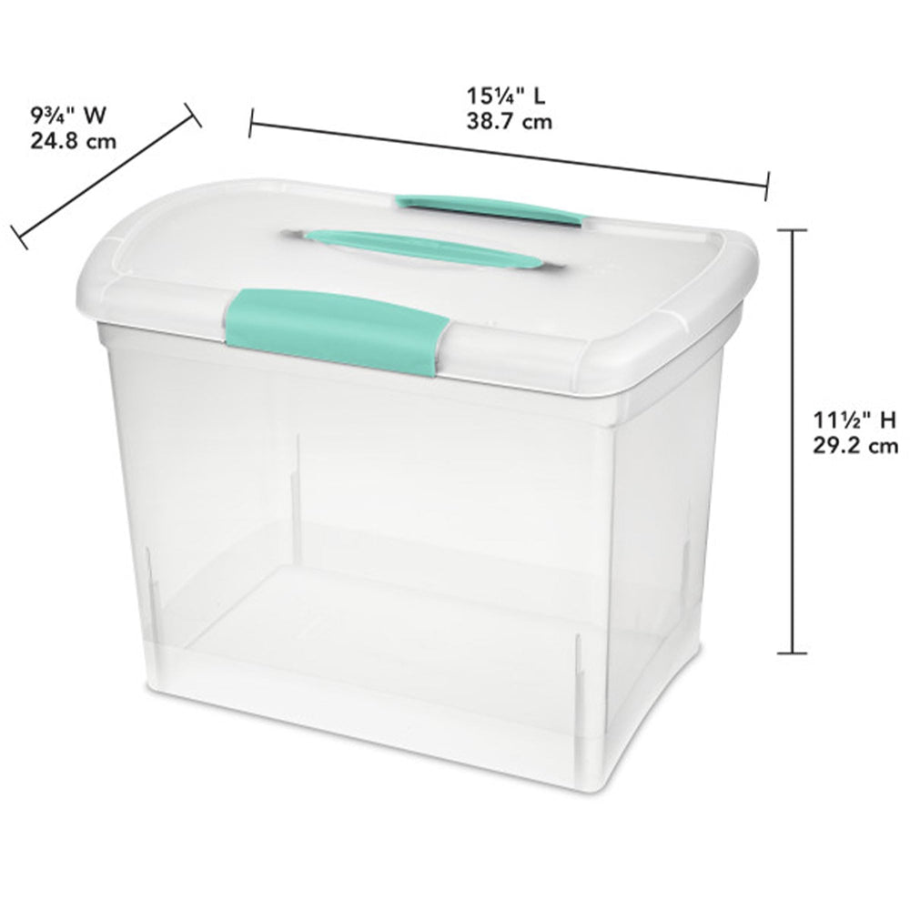 Sterilite ShowOffs: ensemble de 6 boîtes transparentes pour un rangement efficace.