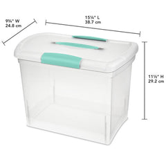 Sterilite ShowOffs: ensemble de 6 boîtes transparentes pour un rangement efficace.