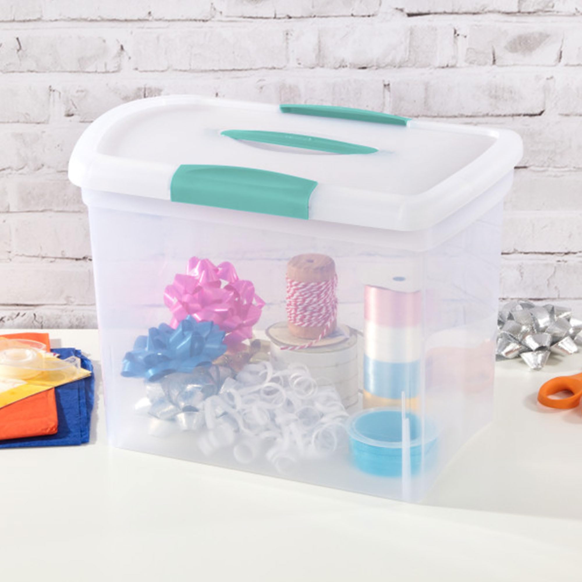 Sterilite ShowOffs: solution de rangement clair pour une organisation polyvalente.